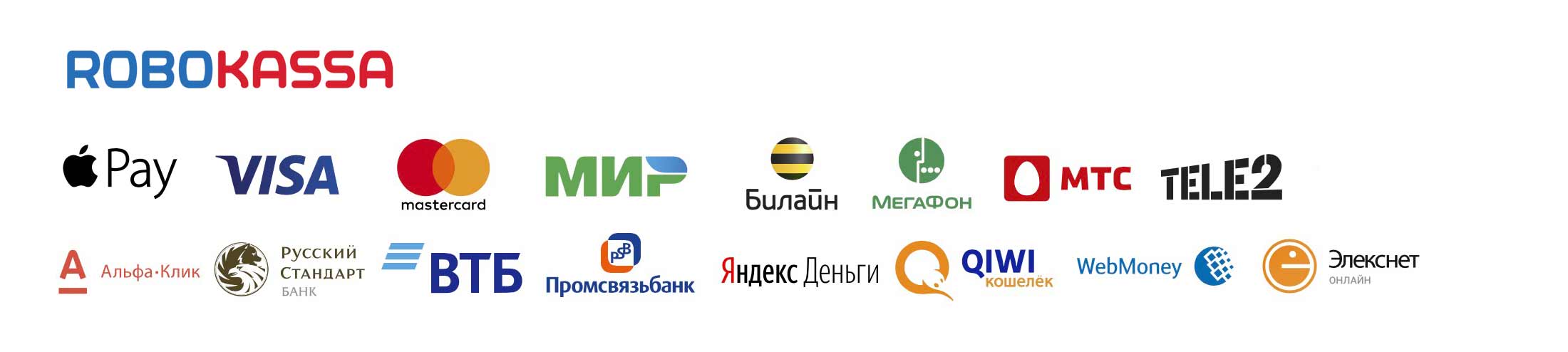 Методы оплаты