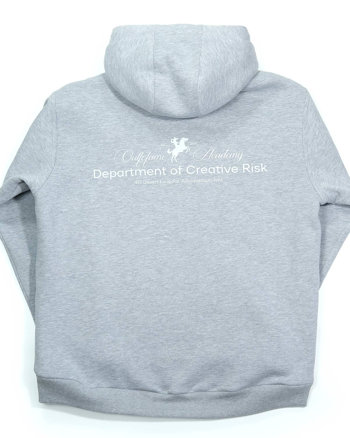 Серое худи CREATIVE GREY в urban стиле