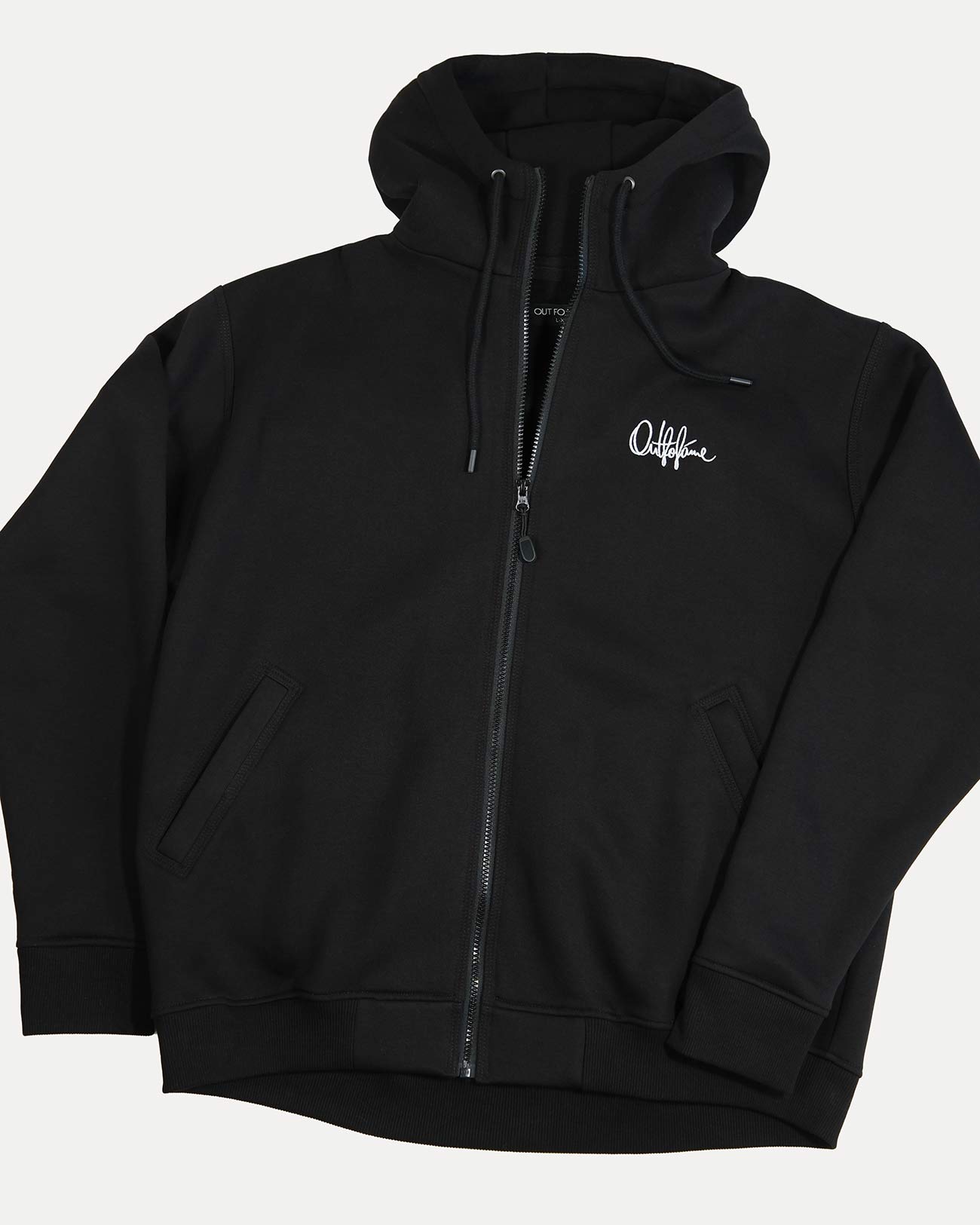 Oversize базовая худи с высоким горлом OUT FO FAME