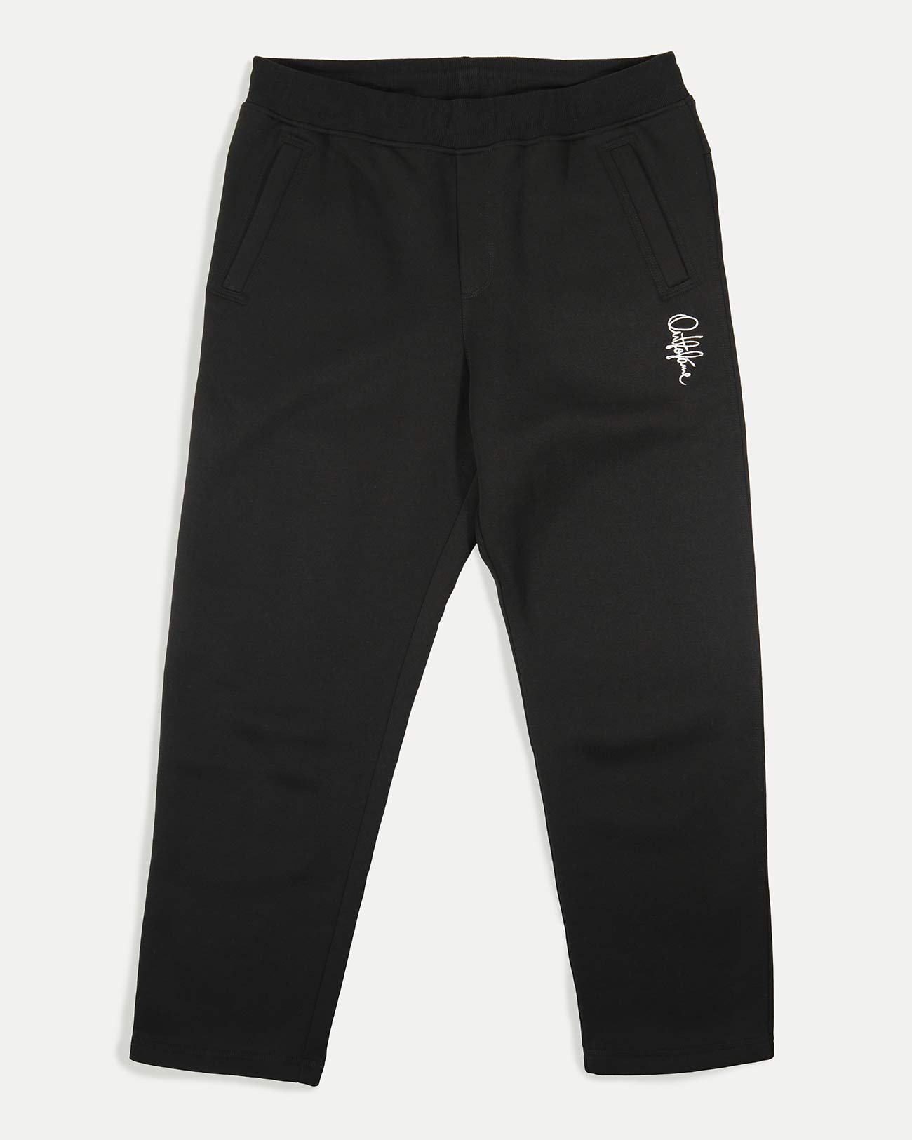 Черные брюки OUT FO FAME BASE BLACK из плотного трикотажа, свободная посадка, спортивные брюки унисекс