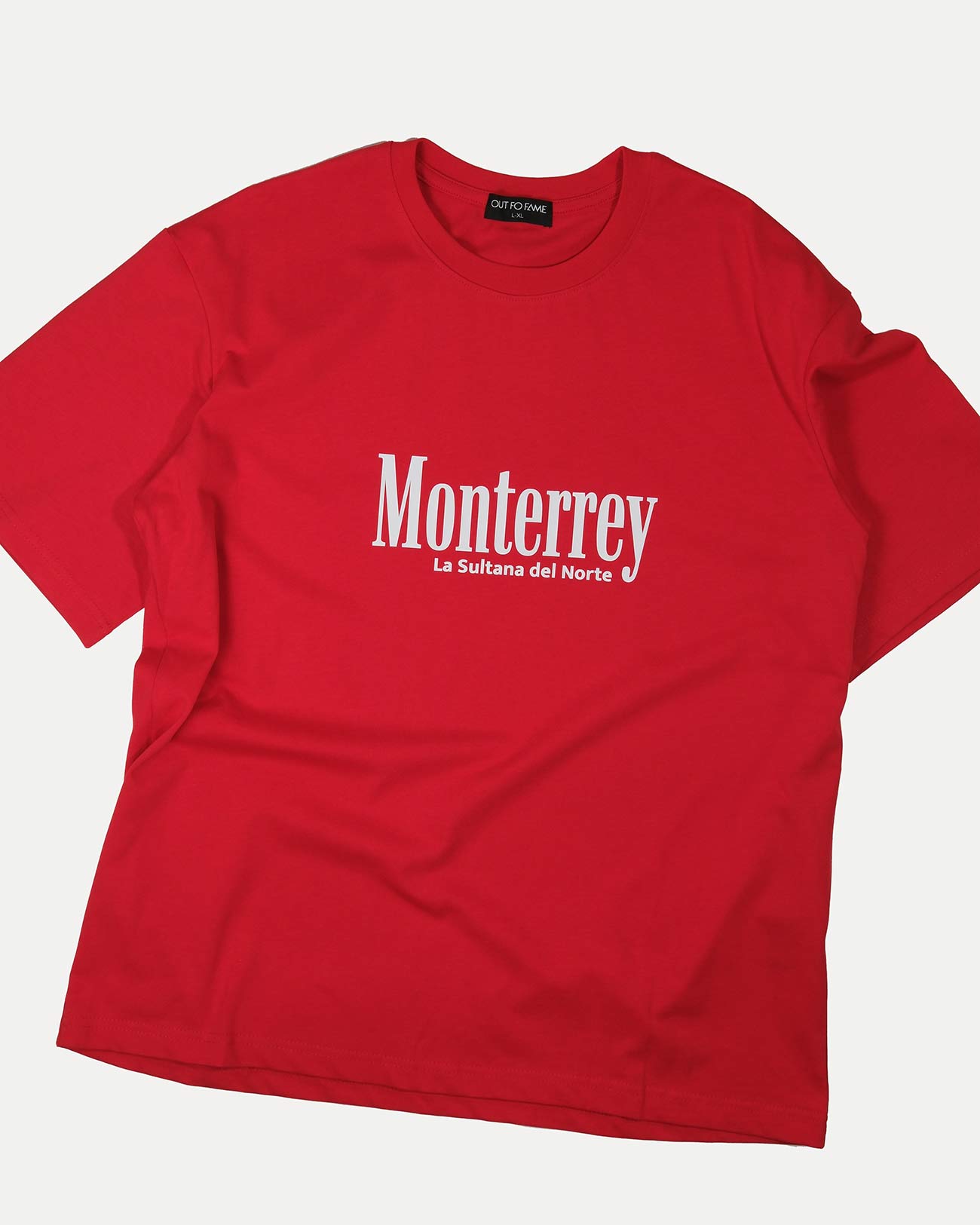 Футболка красная Monterrey OUT FO FAME
