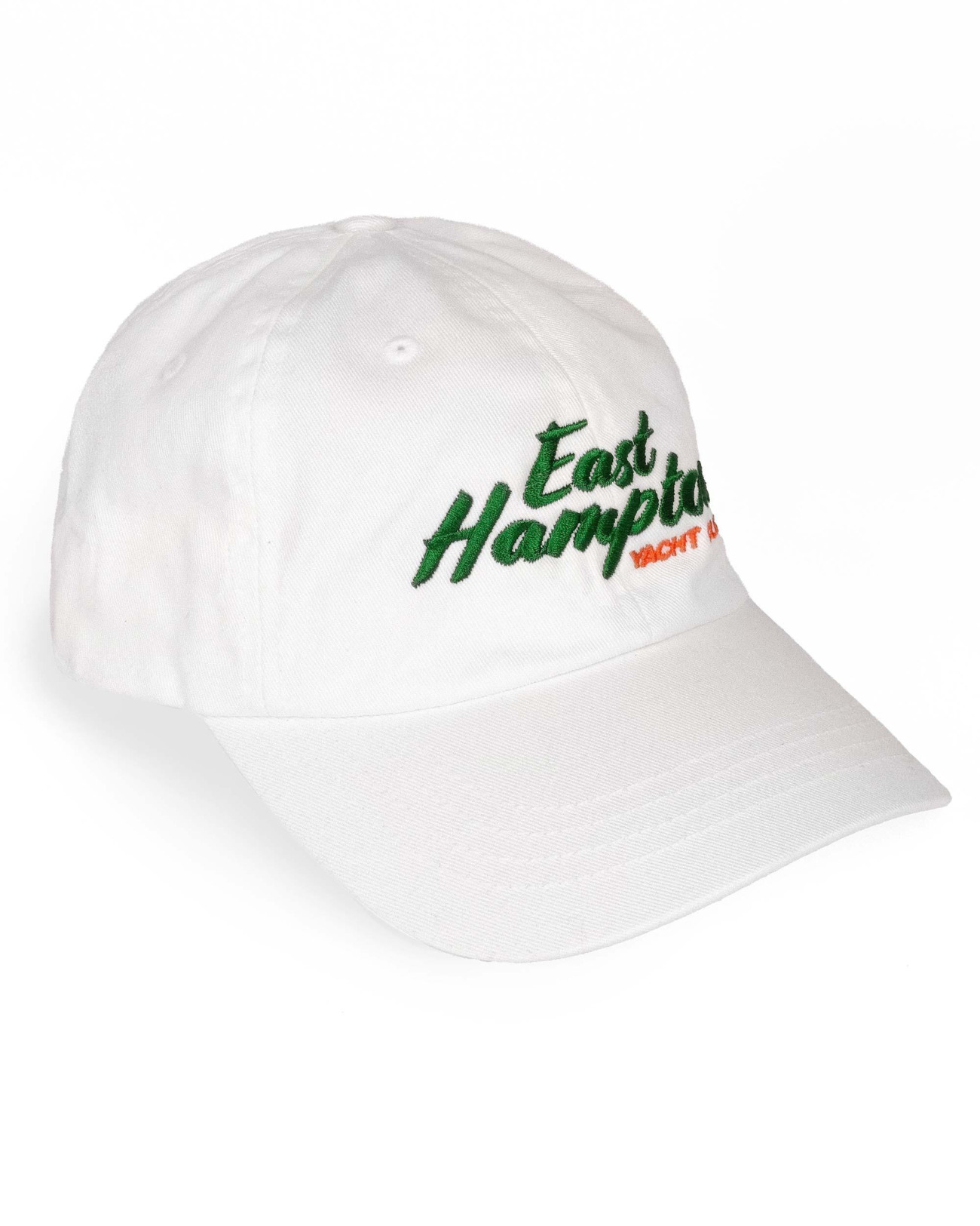 Бейсболка OUT FO FAME белая с вышивкой EAST HAMPTON