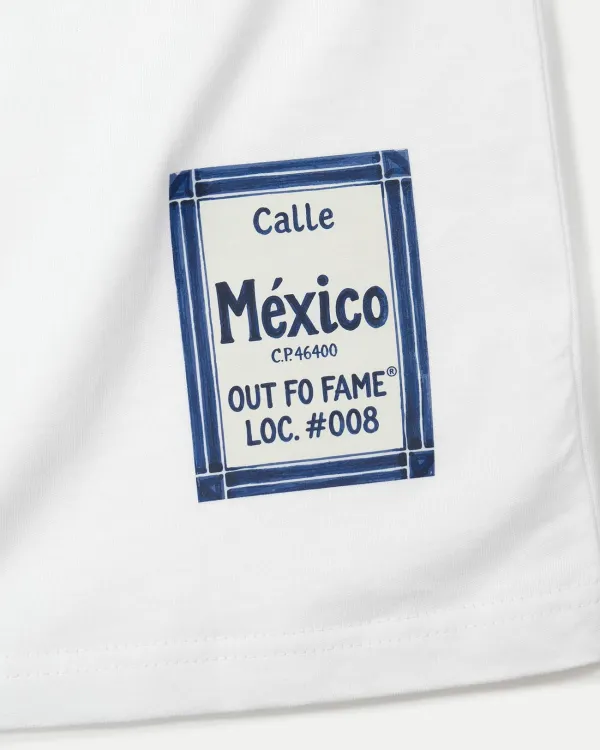 табличка Calle México OUT FO FAME