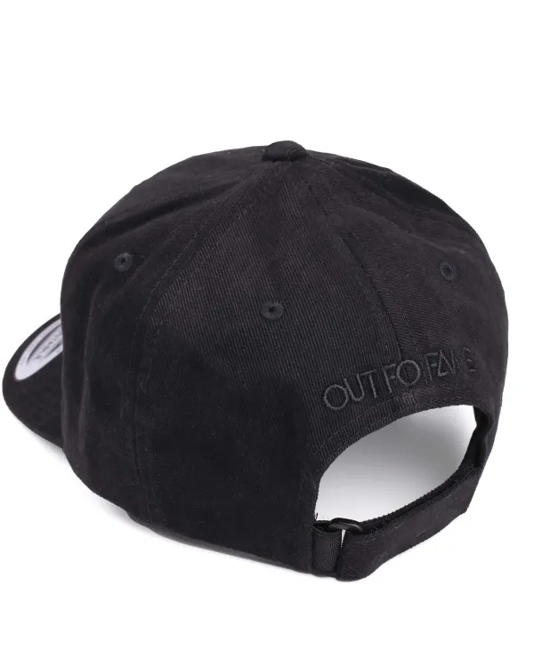 Чёрная бейсболка CLASSIC OUT FO FAME (BLACK)