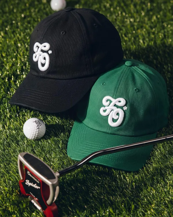 Зелёная кепка OUT FO FAME с белым логотипом Golf Club
