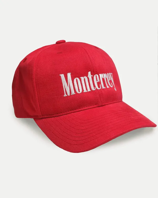 Красная бейсболка в стиле Marlboro OUT FO FAME Monterrey